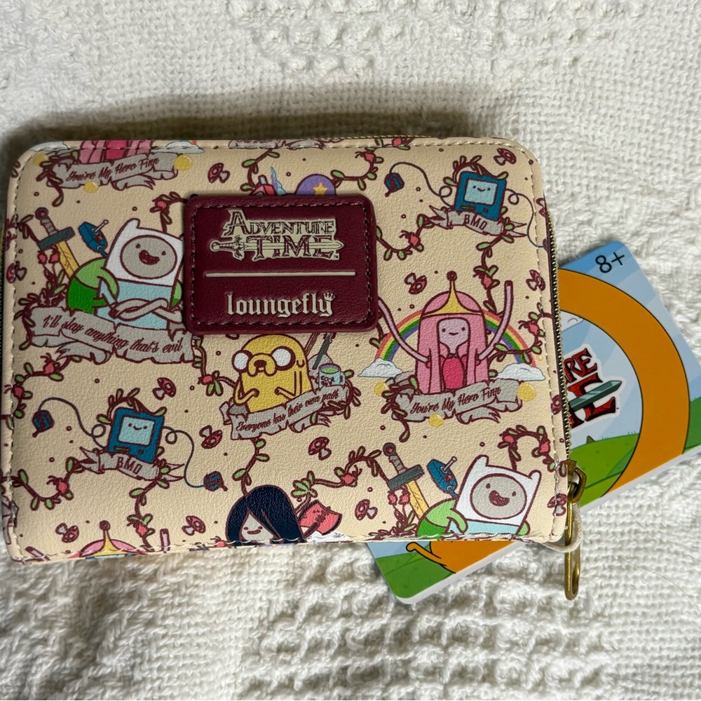 Loungefly Adventure Time Cream Wallet